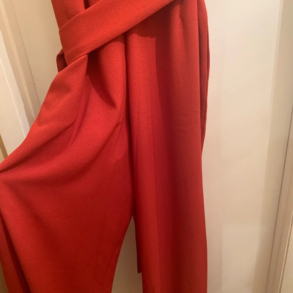 I.N.C. Sleeveless Jumpsuit with belt and pleated front. - Picture 6 of 6